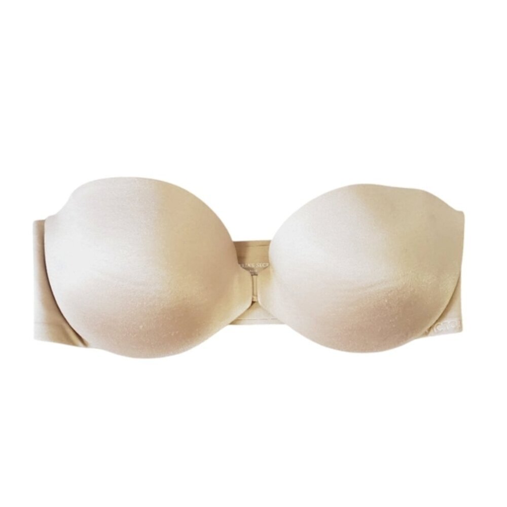 Victoria's Secret Nude Strapless Lightly Padded Bra 34C